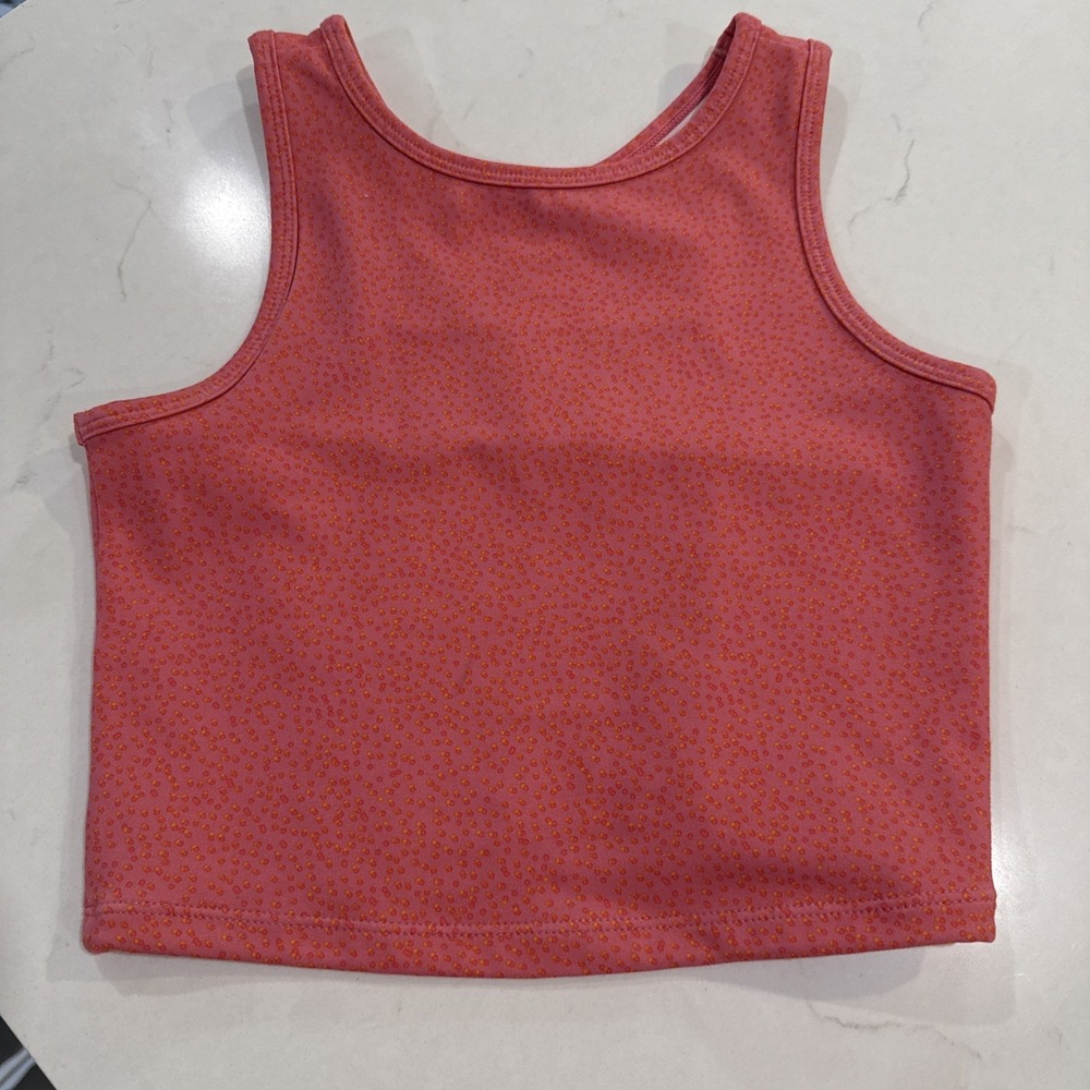 Zella Girl Medium 8/10 Orange Sport Tank
